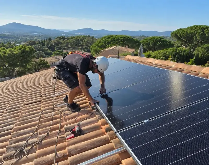 Installateur panneaux solaires Figanières — pose photovoltaïque sur toiture