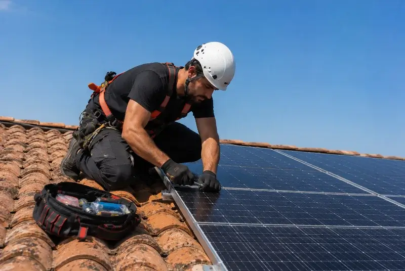Maintenance et monitoring de panneaux solaires à Figanières